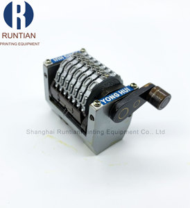 GTO Numbering Machine with 7 Digits Horizontal and Vertical Numbering Machine Inversion and Forward Rotation 321-5