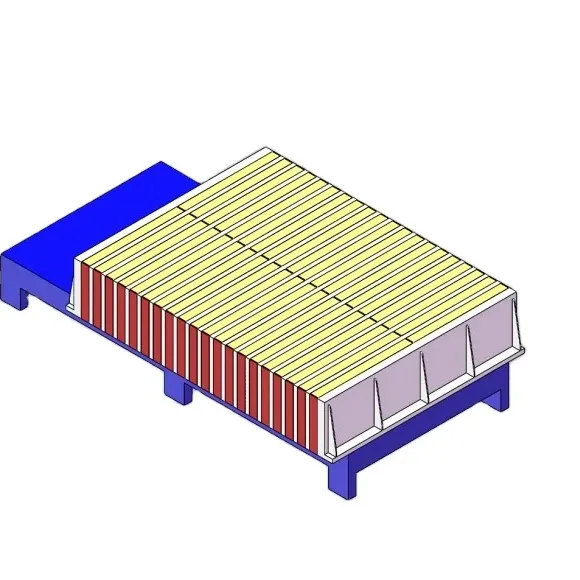 سعر ماكينة صنع ألواح الخرسانة المجوفة لجدران الخرسانة، قالب لوح حائط مكون من 20 إلى 40 قطعة مسبق الصنع