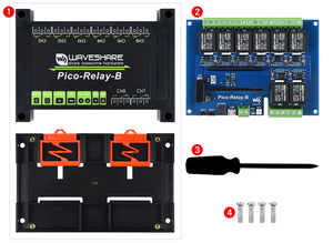 <strong>Raspberry</strong> <strong>Pi</strong> Pico Industrial 8-Channel <strong>Relay</strong> <strong>Module</strong> For Pico Power Supply Isolation Photocoupler Isolation - Product Image 3