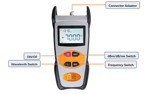 Probador de fibra óptica con adaptador SC/FC OPM con iluminación LED Medidor de potencia óptica - Product Image 2