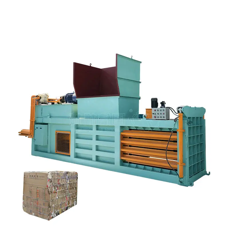 Güçlü can balya makinesi çöp balya ekipmanları tekstil balya pres makinesi atık kağıt actor ktör makinesi fiyat