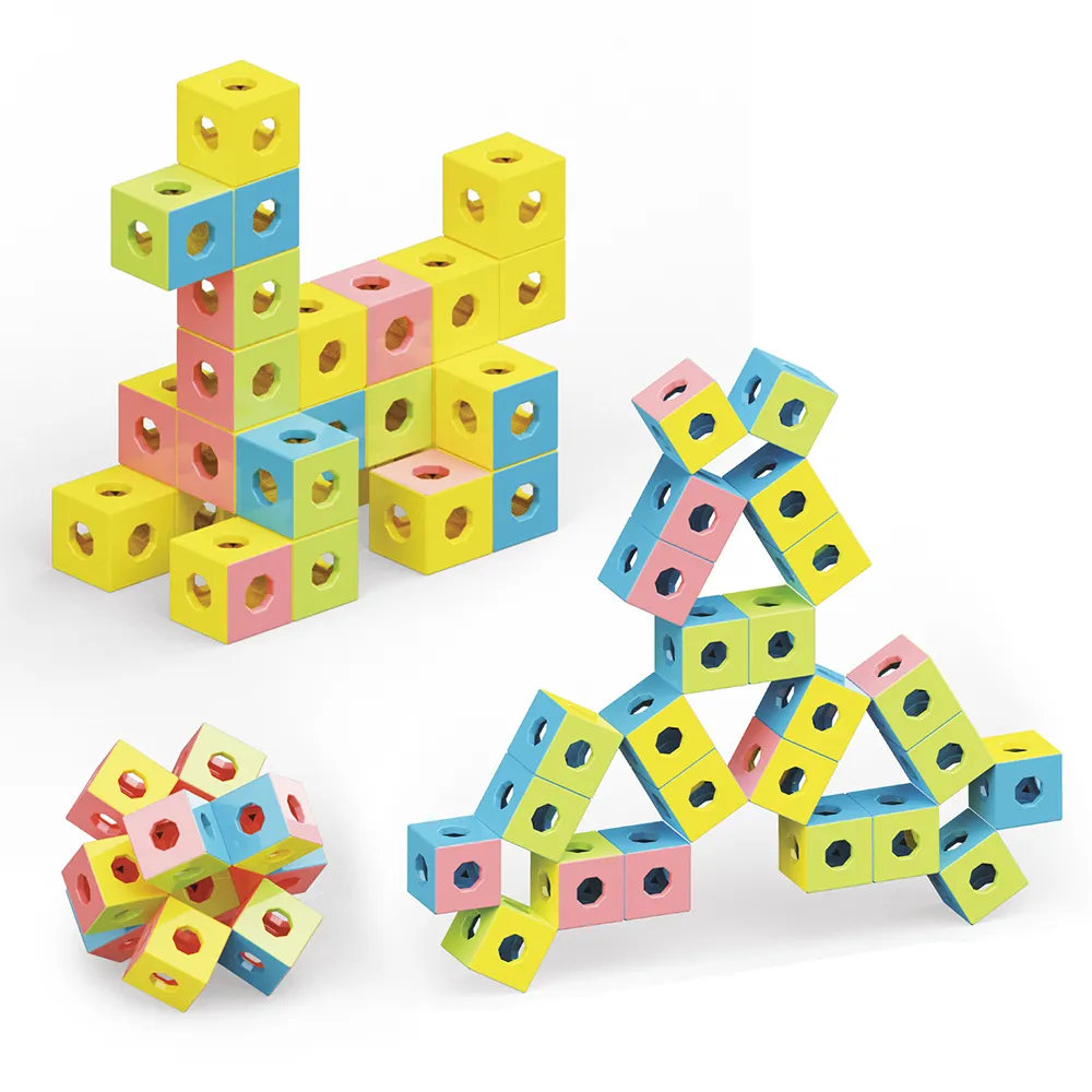 Bağlama matematik küpleri ile aktivite kartları Set numarası blokları sayma oyuncaklar yapış bağlama küp matematik sayaçları çocuklar için öğrenme hediyeler