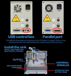 数控路由器USB 6040雕刻机2200W木工用滚珠丝杠马赫3控制器数控机床金属3d迷你600*400 - Product Image 6