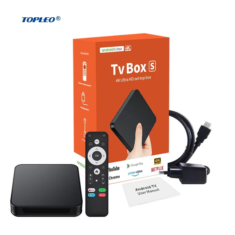 Bộ Giải Mã Tv Thông Minh Topleo I96 H3 H313, Bộ Giải Mã Set-Top Box 4K Hd, Android Tv Box 10.0