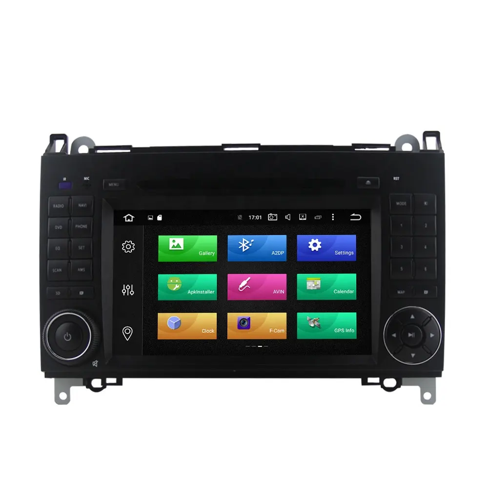 7 pollici 2din Android 9.0 lettore dvd dell'automobile per Mercedes-Benz W169 A150/A160/A170/A180 /A200 W245 B160/B170/B180/B200 W639