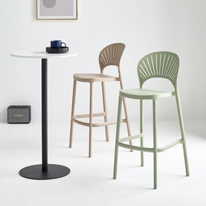 Hot bán đồ nội thất hiện đại nhựa thanh phân đồ nội thất nhà ăn ghế cao phân thanh ghế - Product Image 2