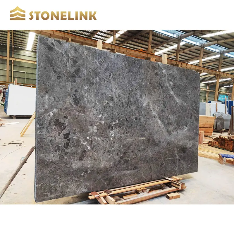 Popular Chinese Cicilia Grey marble Slabs Wall Stone Tile Home Marble Flooring Design