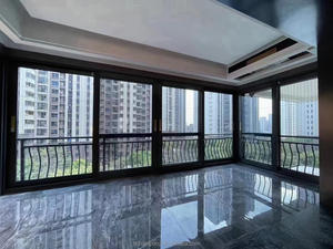 Custom Inch Double Galzed Double Glazed Aluminum Sliding <strong>windows</strong> with Shutters - Product Image 2