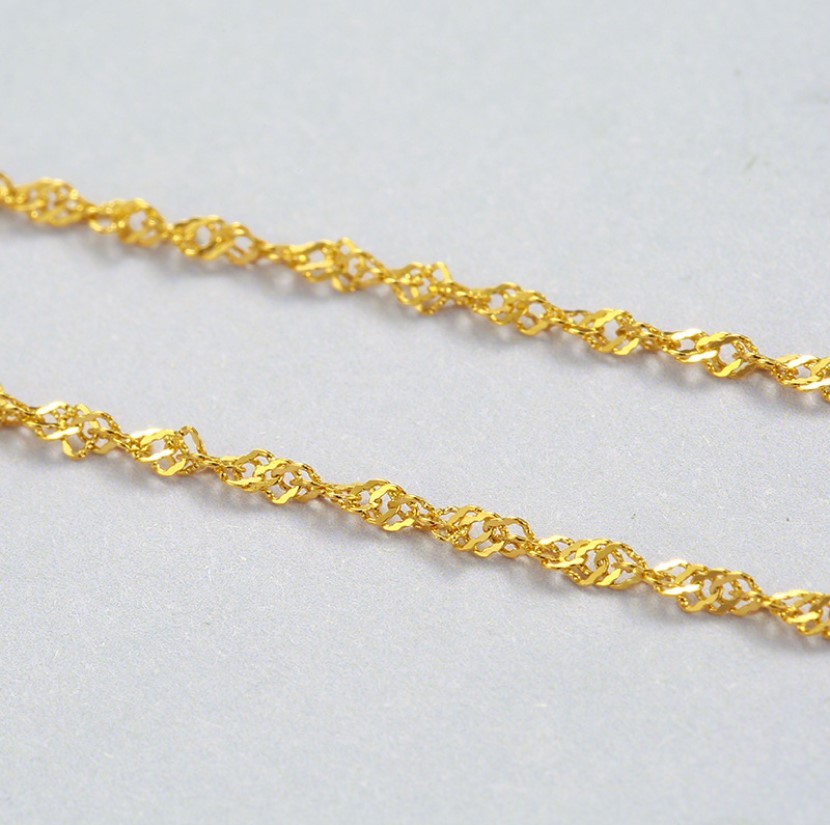 C1009 wave chain - Gold