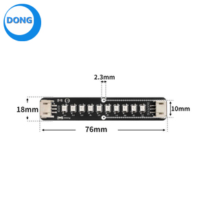 RGB LED şerit ışık WS2812B programlanabilir 5V renk değiştirme gökkuşağı ışık şerit Arduino kiti ile uyumlu ESP32