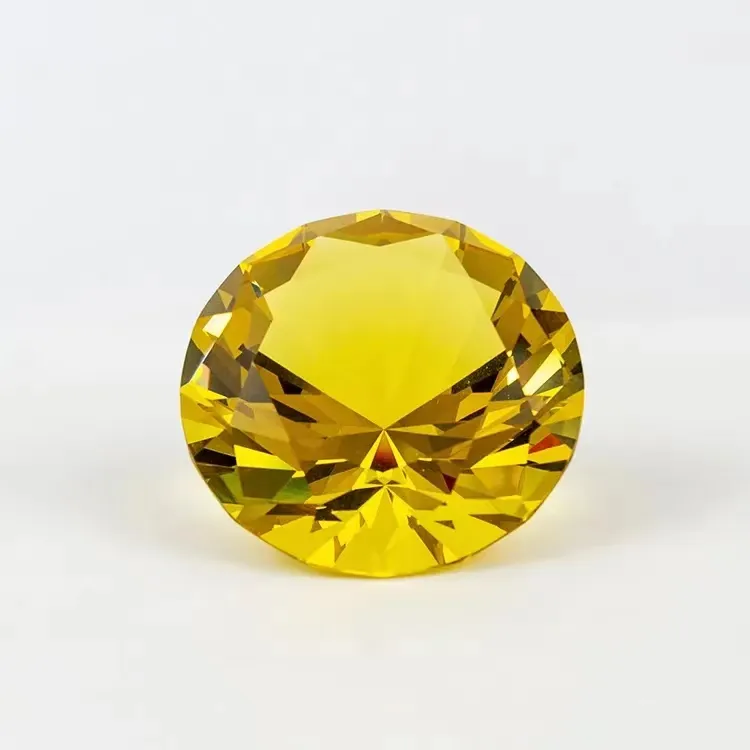 Precio Cristal Diamante Venta caliente Transparente K9 Cristal Multifacético Amor Tema Diamante