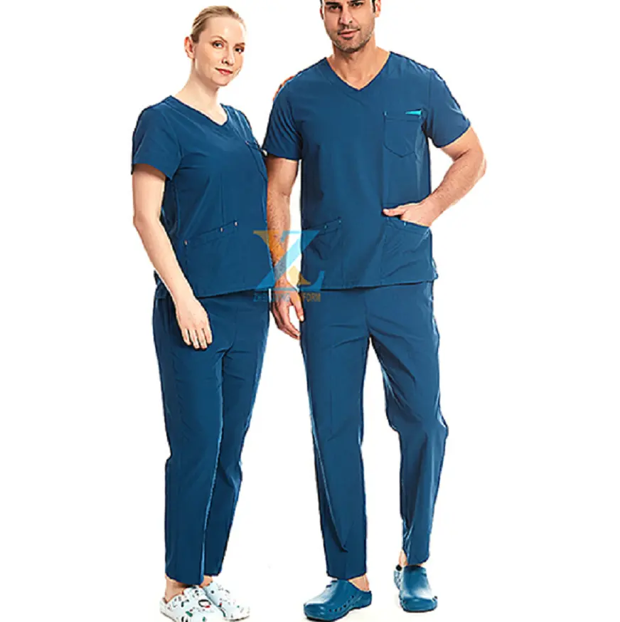 Uniformes de gommage de grande taille, ensembles d'infirmière de médecin d'hôpital pour hommes, vêtements médicaux de chirurgie de personnel vêtements de travail unisexes
