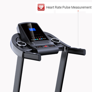 Kommerzielle faltbare Laufband maschine 2,5 PS Motorisierter elektrischer LCD-Bildschirm Multifunktions-Fitness-Lauf gerät für den Heimgebrauch - Product Image 2