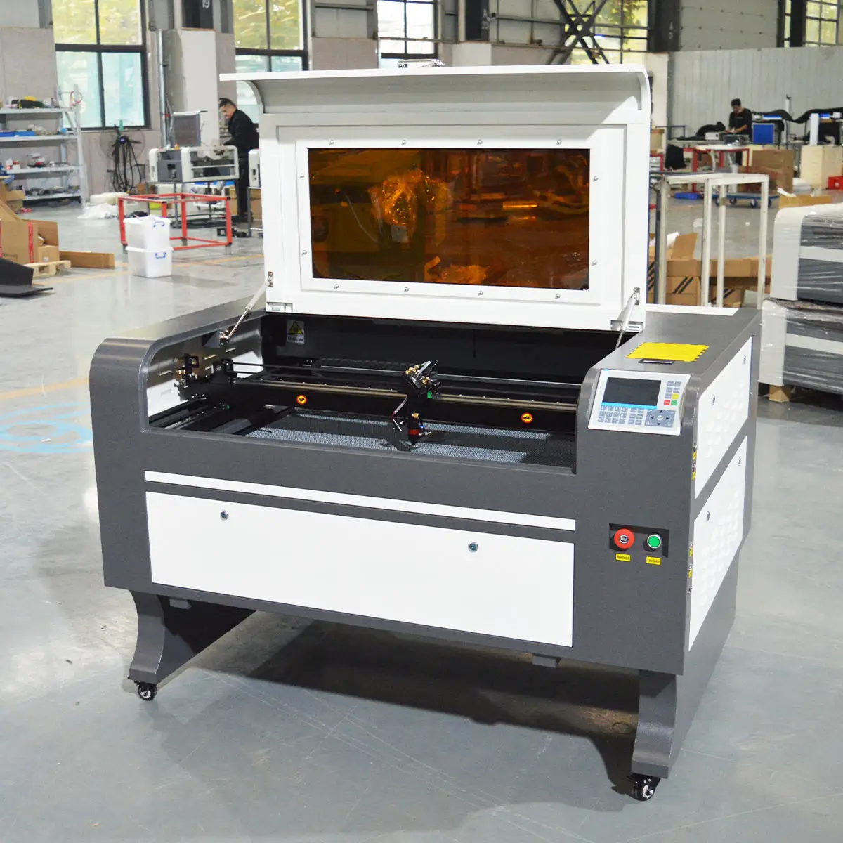 1310/9060 Printer Lasergraveermachine Voor Creditcard Roestvrij Staal Acryl 100W Co2 Lasergravure En Snijmachine
