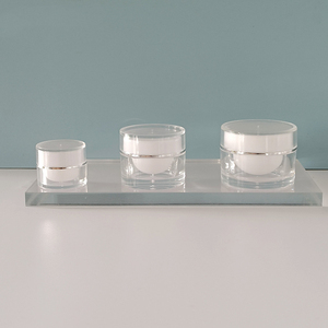 <strong>5g</strong> 10g 15g 20g 30g 50g Plastic Acrylic Jar Double Walled Cosmetics Face Cream Jars With Lid Eye Serum Box Trial Sample <strong>Bottle</strong> - Product Image 3