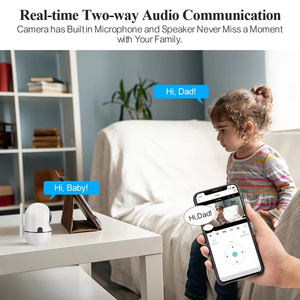 Insan izleme XM iki yönlü ses 1080P kablosuz WiFi güvenlik kamerası ICSEE 2MP İki yönlü ses WiFi CCTV IP PTZ gözetim kamera - Product Image 5