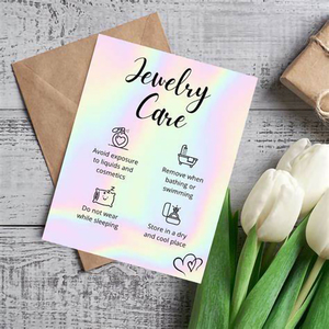 Fancy Printed Product Insert Card Thank You Card for Small Business Flyers Printed Product Description Warranty Card - Product Image 3