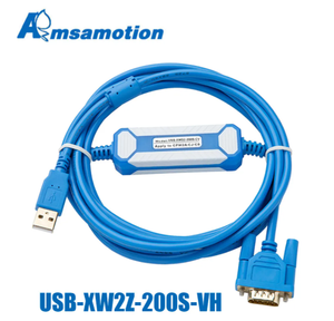 Amsamotion aktualisiertes PLC-Programmierkabel USB-XW2Z-200S-VH für CQM1H / CPM2C Serie USB zu <span class=keywords><strong>RS232</strong></span> für COM1/cm2a/cs