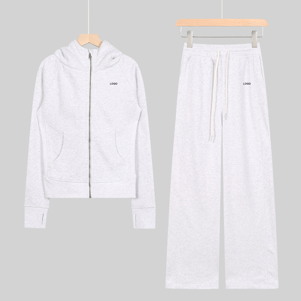 Costume coupe slim gris et blanc