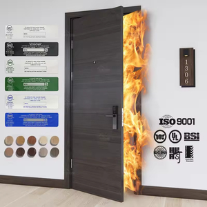 Tiêu Chuẩn Úc A1905 As1530 Phòng Khách Cửa Gỗ Khách Sạn Cháy Cửa Thoát Với Căn Hộ Cửa Ra Vào - Product Image 3