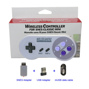 Gamepad Wireless per Console SNESes 2.4GHZ Joypad Joystick Controller per SNES Super Classic MINI Console Gamepad - Product Image 5
