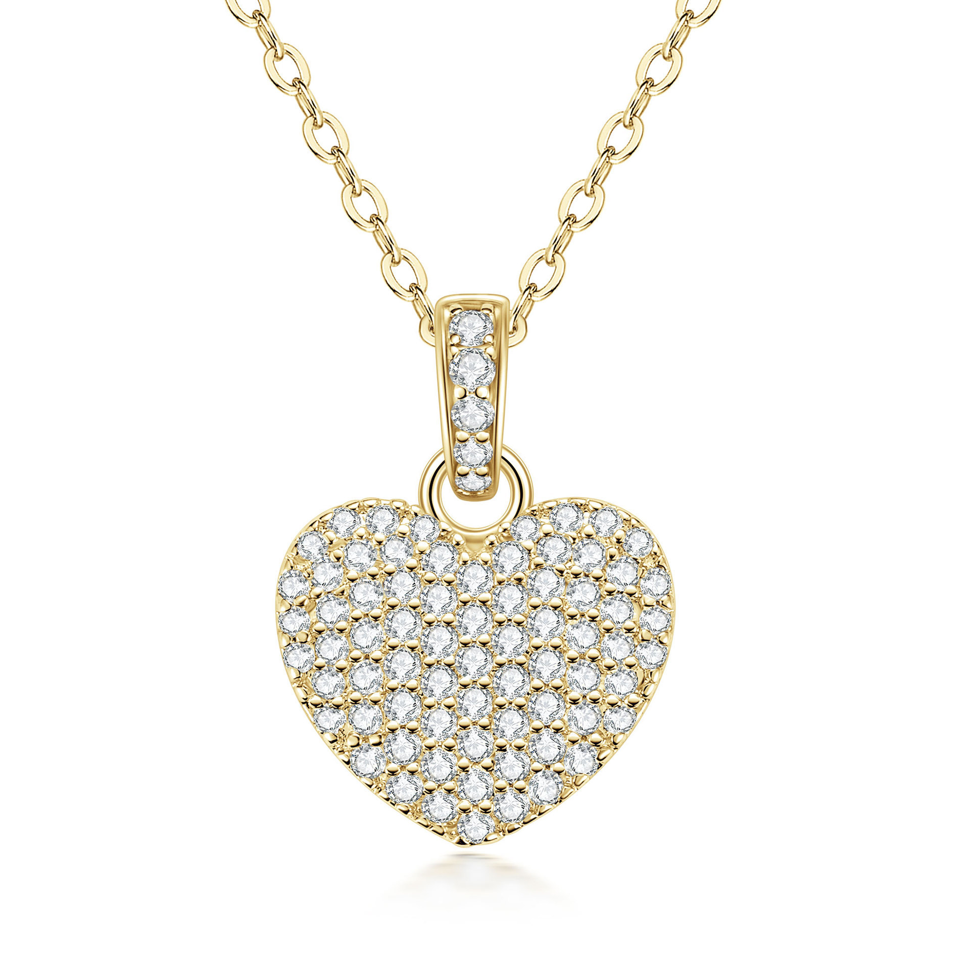 Zircon 1mm*24+1.1mm*47+1.2mm*5pcs Gold Plated