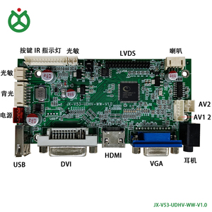 Placa de monitor de pantalla LCD modelo 1920 con LVDS HDMI + DVI + VGA + USB + controlador de Resolución de Audio 1080 x P para varios dispositivos - Product Image 1
