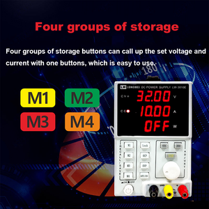 LW3010E 30V10A <strong>Variable</strong> Adjustable 5V2A USB Bench Laboratory <strong>Programable</strong> DC Power Supply for Repair Phone - Product Image 5