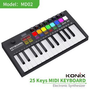 MIDI Pad Beat Maker con 25 teclas USB MIDI Pad teclados controlador - Product Image 6