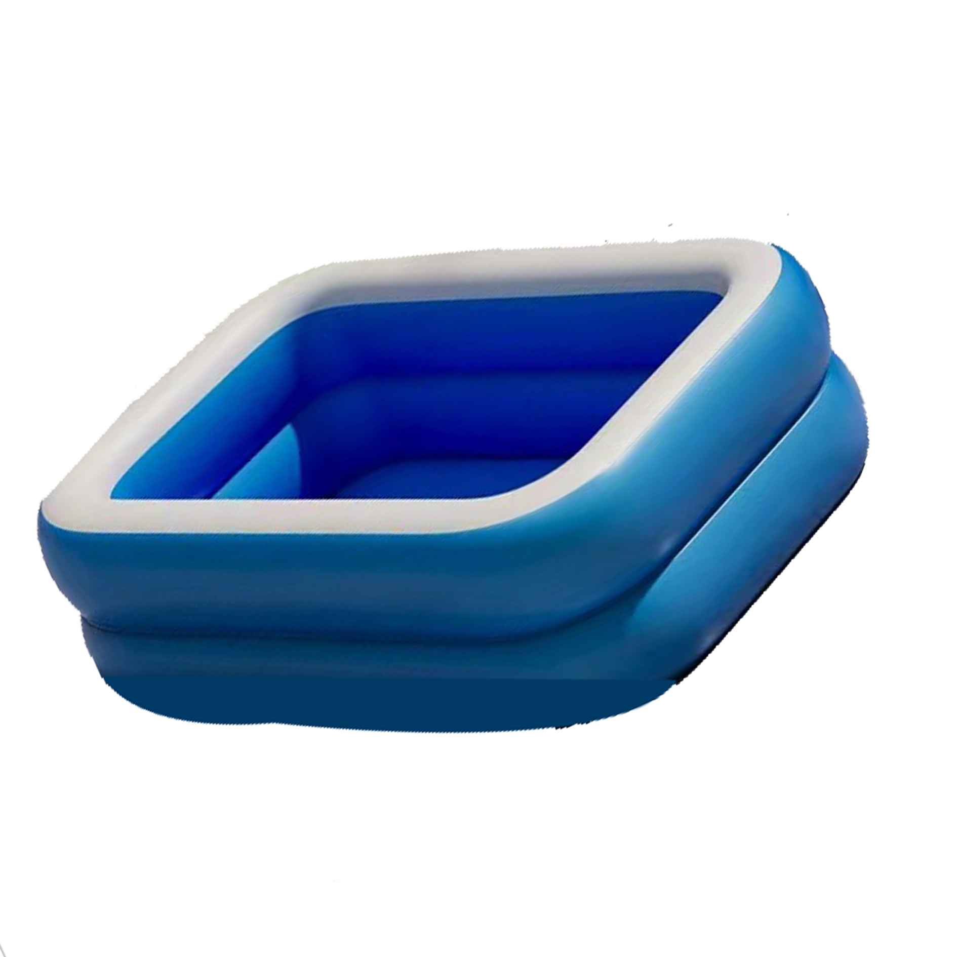 Azul y blanco