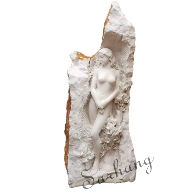 Decorazione Della casa 3D Rilievo Decorativo statua di marmo Nudo Femminile di stile Europeo