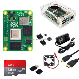 Raspberry Pi Compute modulo 4 CM4102008 scheda singola alimentazione Computer scheda SD scheda ventola dissipatore adattatore custodia Touch Screen CM4 - Product Image 3