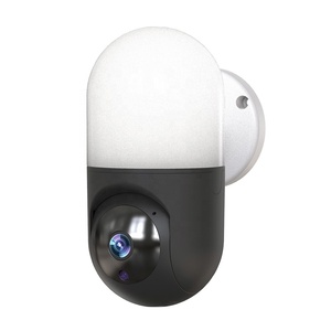 Lámpara de pared de seguridad para el hogar Interior Negra HD 1080P Wifi Cámara PTZ Rotación Detección de movimiento Patio Alarma Sensor CMOS Tarjeta de memoria - Product Image 1