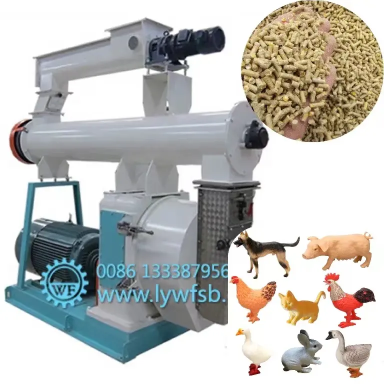 Semitree — fabrication de granulés d'aliments pour animaux, dispositif de fabrication de qualité, pour mouton, lapin, poulet, capacité (1-30tph), tour de clé