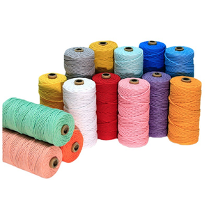 Bán Buôn Bông Sợi Dây Thừng 3Mm 4Mm 5Mm Bông Macrame Dây Trang Trí Nội Thất - Product Image 1