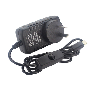 Raspberry Pi USB Type C電源アダプター5V3A ON/OFFスイッチ電源充電器EU US UK AUプラグ電源充電器forRaspberry Pi 4 B - Product Image 6