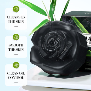 Yağ kontrolü temizleme ve vücut ve yüz el yapımı gül uçucu yağ sabun yumuşatma için yüksek kaliteli cilt bakımı el yapımı sabun - Product Image 3