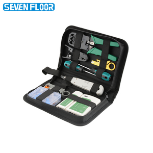 Profesyonel LAN ağ kablolama kurulum seti Set RJ45 tipi kablo sıkma aracı kiti - Product Image 1