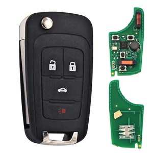 กุญแจรีโมตพับได้แบบไม่ใช้กุญแจ2/3/4ปุ่ม,สำหรับ Chevrolet Cruze Aveo Orlando Trax 315MHz/433MHz พร้อมชิป46 HU100 Balde - Product Image 4