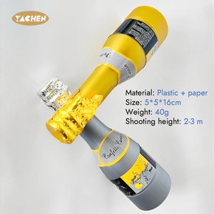 كانون على شكل شمبانيا من ياشين ، متعددة الألوان لحفلات الزفاف وأعياد الميلاد وحفلات الزفاف ولوازم الديكور - Product Image 5