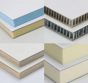 <strong>FRP</strong> factory embossed and glossy light weight EPS XPS PU <strong>honeycomb</strong> plywood <strong>core</strong> material sandwich <strong>panel</strong> for trailer truck body