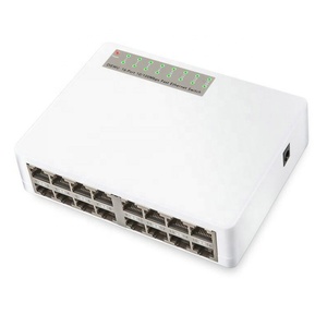 Kunststoff netzwerk 100M Fast Ethernet 16 Ports Netzwerk-Switch Desktop Leise Umgebung Working Home Enterprise Using - Product Image 2