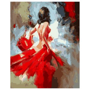 DIY Modern Style Woman Portrait Painting by Numberskit Home Decoration <strong>Art</strong>