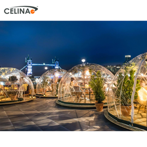 Celina çin toptan beyaz hızlı ve kolay montaj tüm hava şeffaf kubbe gazebo - Product Image 2