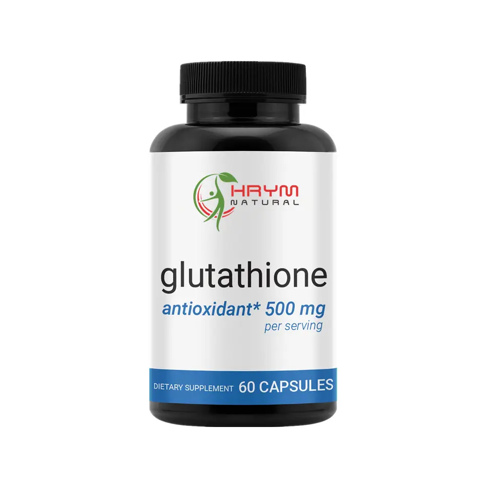 Capsule di glutatione liposomale Premium a marchio privato 500mg di collagene e glutatione con pillole di integratori sbiancanti alla vitamina C