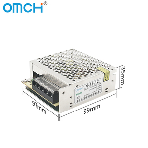 OMCH Fuente de Alimentación Conmutada de Salida Única, 15W, CA, CC, 5V, 12V, 24V, 3A, 1.3A, 0.7A, 240V, Voltaje de Entrada 60Hz/50Hz para Uso Industrial - Product Image 1
