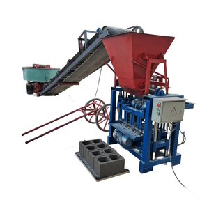 Máquina automática de fabricación de bloques de enclavamiento para ARENA, componentes de vibración de hormigón, línea de producción de ladrillos controlada por PLC - Product Image 4