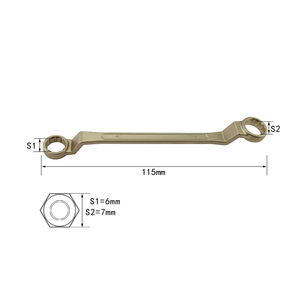 AL-CU Non-sparking No Spark Safety Tools Double <strong>Box</strong> Offset <strong>Wrench</strong> 5.5*7-6*7 mm Explosive Hazardous Area <strong>Professional</strong> Tools - Product Image 2
