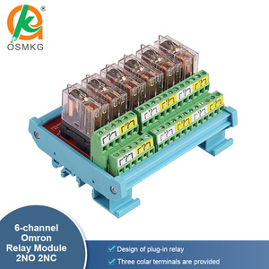 Oshangming 6 Entrada 6 Salida Módulo de relé 12V/24V Módulo de relé IO Board 5A 2NO 2NC para luz - Product Image 3