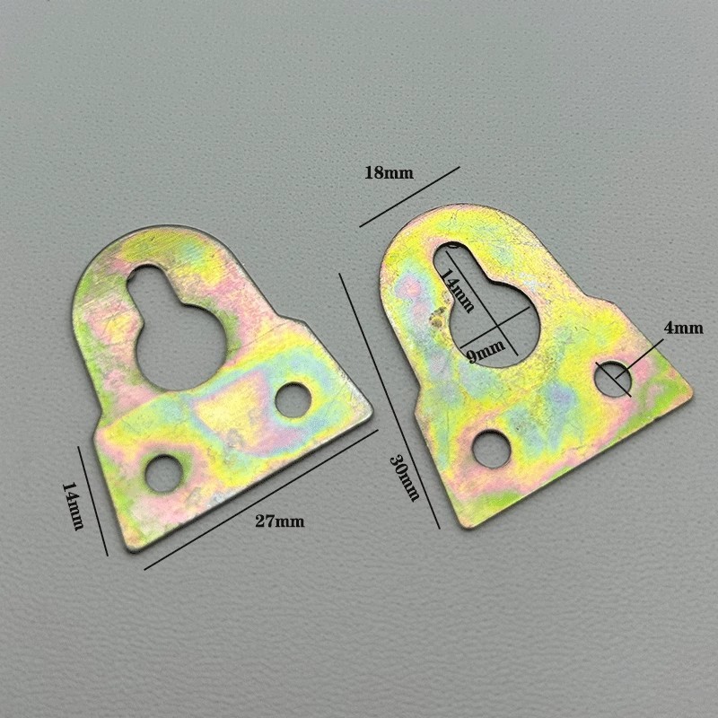 Color-plated small arc-shaped hanging